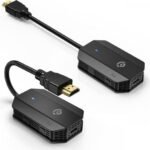Powerology Wireless HDMI to HDMI Mirroring Adaptor Pair (Transmitter + Receiver) Full HD 1080p @60Hz Display
