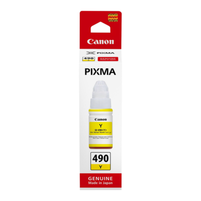 Canon INK GI-490 Y Yellow Ink Bottle