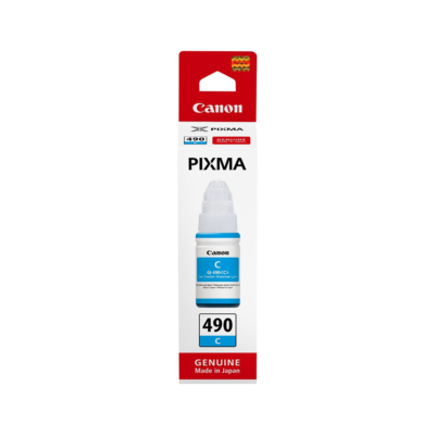 Canon Ink GI-490C Cyan Ink Bottle
