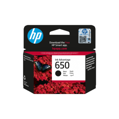 HP 650 Black Original Ink Advantage Cartridge