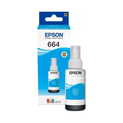 Epson Ink  664 Original Cyan Bottle