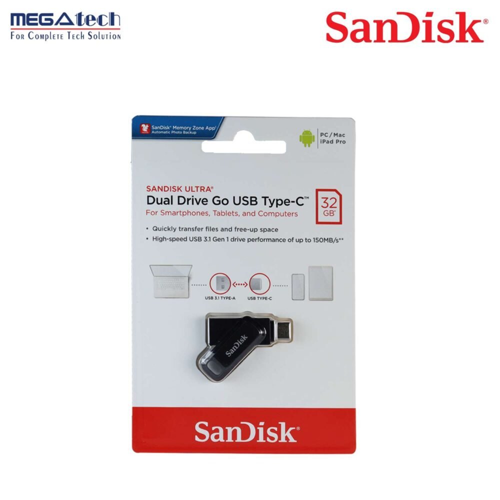 SanDisk 32GB Ultra Dual Drive Go USB Type-C